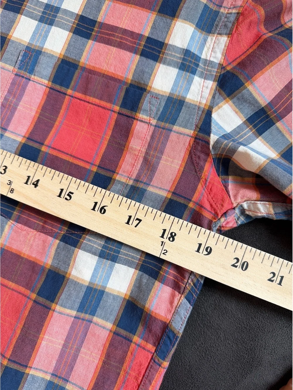 J.Crew Madras Plaid Button-Up Shirt Size Small